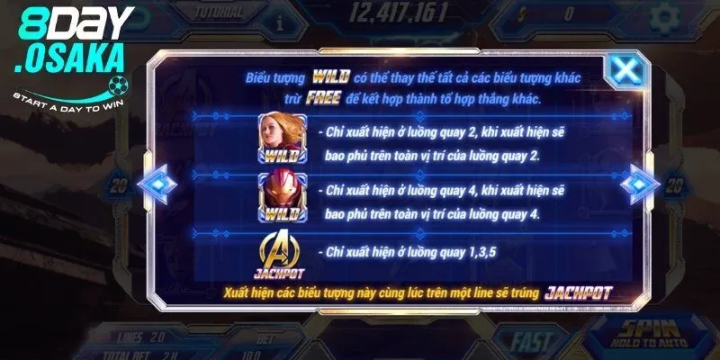 Luật chơi Nổ hũ Avenger cơ bản cho các newbie